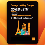 Orange Europe Holiday 14 Day 20GB Data Voice
